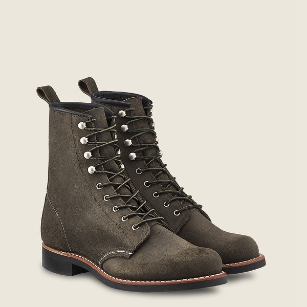 Bottes Red Wing Heritage - Silversmith - Short Acampo Cuir - Grise Foncé - Femme 497DSNJQL